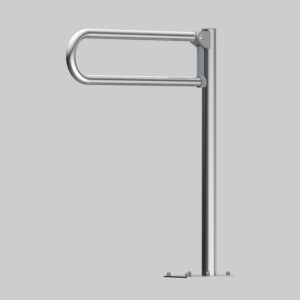 UULW_500-850-750-800_POL32_3 Stützklappgriff für Bodenmontage aus rostfreiem Edelstahl